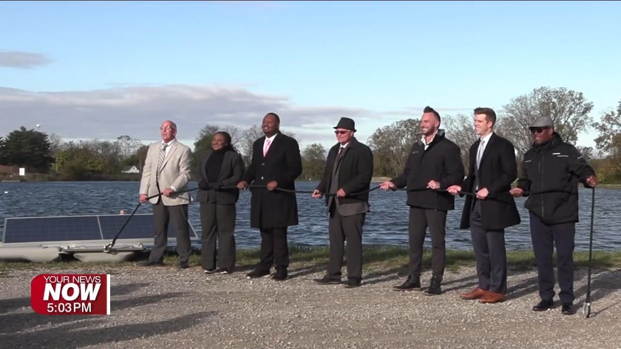 Lima breaks ground on Twin Lakes floating solar array
